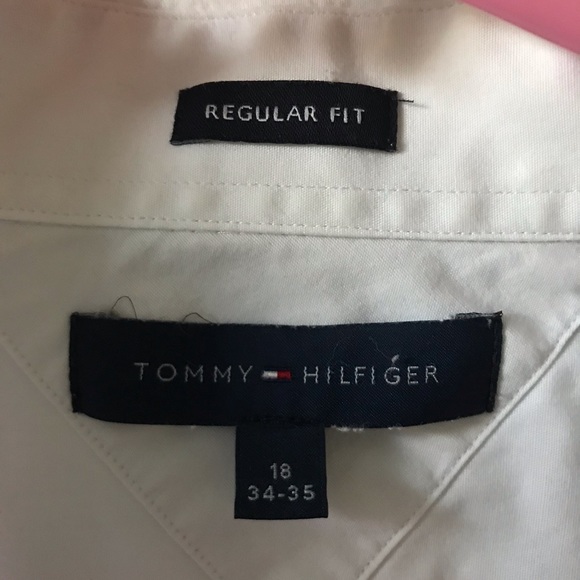 Tommy Hilfiger White Button Down Shirt - Picture 2 of 3